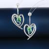 OTina Nuevos aretes de circonita irregulares aretes personalidad femenina aguja de plata s925 elegantes joyería elegante Alto sentido
