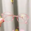 Nuevas Gafas Antiluz Azul Estilo Coreano para Niños Gafas de Color Gelatina Montura de Gafas de Lectura Planas de Moda