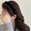 Diadema de Terciopelo Dentada Antideslizante Otoño e Invierno para Mujer 2025 Nueva Diadema Alta de Calavera Pinza de Pelo de Moda Accesorios para el Cabello