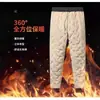 Pantalones Cálidos de Invierno para Hombre Pantalones Gruesos de Terciopelo Ártico Pantalones Casuales Planos Pantalones Tobilleros Cortavientos e Impermeables Pantalones Deportivos de Pierna Recta