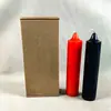 Dichen Cera de Gotejamento Brinquedo Velas de Baixa Temperatura Decoração de Casamento Iluminação Conjunto de Três Cores Atmosfera Caixa de Presente Personalizada Bolo Cilíndrico
