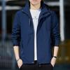 Chaqueta casual fina deportiva para hombre Four Seasons con capucha cortavientos para jóvenes y adultos al aire libre