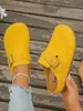 2026 Verano Nuevo Talla Grande Suela Gruesa Punta Redonda Sin Cordones Moda Versátil Birkenstock Zapatos para Mujer Venta al por Mayor