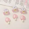 Accesorios de Resina DIY de Dibujos Animados Adornos Brillo Fino Dulce Hongo Pelo de Gato Pinzas para el Pelo Fundas de Teléfono Hebillas de Zapatos Llaveros Colgantes Accesorios