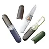 Cuchillo para fruta de doble propósito se puede cortar y cortar cuchillo para fruta 2 en 1 pelador portátil de acero inoxidable cuchillo para fruta y verdura pelador