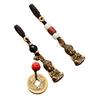 Colgante de Buda Tathagata latón dinero de cinco emperadores llavero llaves de coche bolsos para hombres y mujeres colgante fábrica de joyería DIY
