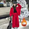 Conjunto de Chaqueta con Cremallera y Cuello Grande de Piel para Niñas, Moda Otoño e Invierno, Estilo Coreano, Pantalones Casuales Sueltos de Color Sólido, Conjunto de Dos Piezas para Niños Mayores