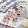 Maquiagem cosméticos display stand desktop batom em pó bolo sombra de olho unha polonês armazenamento prateleira de exposição do salão de beleza