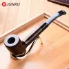 Você como novo modelo clássico acessórios para fumar cachimbo preto marrom cachimbo atacado moderno criativo cachimbo de bocal plano pode personalizar