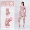 Protector de rodillas y codos para mujer, protector de muñecas, para correr, saltar la cuerda, yoga, protector de articulaciones y tobillos.