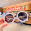 Gafas de sol de moda resistentes a los rayos UV para niños, gafas de sol antideslizantes con dibujos animados para niños y niñas, gafas para bebés, marea
