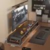 Soporte de altura ajustable para computadora para modificación de escritorio, estación de carga USB de expansión para portátil, base elevada para monitor y estante de almacenamiento