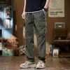 Pantalones Cargo de Marca de Moda Estilo Americano para Hombre, Pantalones Largos Holgados Rectos de Pierna Ancha para Primavera y Verano, Pantalones Largos Deportivos Casuales Geniales de Moda 2024