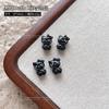 Accesorios para Uñas de Gatito Negro Resina Gato Kt Negro y Blanco Decoraciones para Uñas Venta al por Mayor Uñas Portátiles