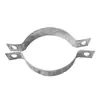 Talha de Guarda-Corpo de Alta Velocidade Tipo Argola Espessada Braçadeira de Ferro Plano Tipo C Braçadeira Dupla para Tubo Semicircular 114 a 60 Pode Ser Adicionada à Metabo