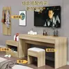 Mesas especiales para hoteles y casas de huéspedes, muebles de hotel, juego de armarios para equipaje de hotel, dormitorio completo para habitación estándar, mesa larga y mueble de TV
