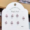 Accesorios Populares de Resina para Uñas Dibujos Animados de Peluche Accesorios DIY para Uñas Aretes Funda de Teléfono Accesorios para Uñas Portátiles