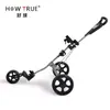 Carrinho de Golfe True Golf Bag Trolley Três Rodas Leve Dobrável com Porta-Garrafa de Água Liga de Alumínio