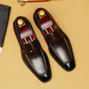 Zapatos de cuero de negocios para hombre, piel de vaca, estilo barbero, estilo discoteca, piel genuina, calzado formal, tallas grandes, mocasines casuales, estilo británico, zapatos unisex para hombre