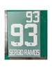 2025 Monterey White Ropa Infantil a + 93 # Número de Jersey Sergio Ramos Letra Número de Transferencia Térmica Transferencia Térmica