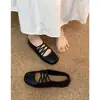 Primer Encuentro Temporada Zapatos Mary Jane de Tira con Suela Plana para Mujer 2026 Nuevos Versátiles Retro Bailarinas de Corte Bajo
