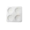 Molde de Silicona para Hornear Pasteles Molde para Jabón Hecho a Mano 4 Agujeros Naranja Limón Molde para Hornear Postres