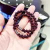 Corda de cabelo para rabo de cavalo alto preto temperamento simples elástico feminino corda de elástico de cabelo alta elasticidade durável faixa de cabelo cobertura de couro adereço de cabeça