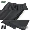 Calça de Moletom Masculina Ckx 100% Algodão Pesado 420g Modelagem Solta com Bordas Desgastadas Vintage Lavadas e Design de Barra Solta Calça Casual