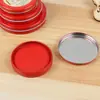 Tinta para tampón de sellado financiero contrato sello factura huella dactilar secado rápido caja de hojalata tinta fotosensible transparente rojo