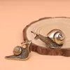 Ornamento Popular de Latão em Forma de Caracol para Chá, Artesanato de Decoração para Casa em Latão Imitado, Pequeno Presente, Brinquedo de Mão