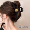 Pinza para el Cabello Grande de Peluche para Mujer 2025 Modelo Nuevo Pinza Tiburón de Gama Alta Estilo Coreano Sensación de Alto IQ Pinza Melard