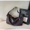 Bolsa Estilo Preguiçoso de Couro Encerado a Óleo para Mulheres 2025 Nova Bolsa de Ombro Moda Simples Bolsa de Mão Bolsa Feminina para o Dia a Dia