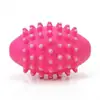 Brinquedo de Borracha Resistente à Mastigação para Cães, Bola de Rugby Pequena Multicor, Atacado Personalizado da Fábrica de Origem