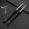 Palitos de Prata 999 Galhos Ácidos Ébano Prata Palitos de Casamento para Novos Casais Dois Pares de Palitos de Prata Esterlina