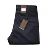 Estación Europea Pantalones de Invierno para Hombre de Terciopelo Importados de Lujo Tencel Sin Planchar Cálidos Rectos Holgados Casual de Negocios