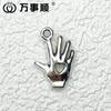 Accesorios de aleación de plata Xizang vintage exclusivos transfronterizos para manualidades Colgante de collar de palma europeo y americano Accesorios de joyería al por mayor