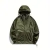 Ropa de Protección Solar UPF50 para Hombres y Mujeres de Verano Ropa Transpirable Delgada con Capucha de Seda Helada para Hombre y Mujer Protección Solar UV para Pesca al Aire Libre