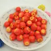 Suministros del Fabricante Manzana de Espuma Mini Fruta Simulada de 2 cm Roja Verde Multicolor Mini Fruta
