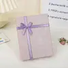 Caixa de Embalagem para Joias 12*16cm Caixa de Presente com Laço Xadrez Caixa à Prova de Poeira para Vitrine de Shopping Acessórios