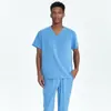 Fabricante de Origem Transfronteiriça Secagem Rápida Roupas de Lavar à Mão Elásticas Roupas Cirúrgicas para Homens e Mulheres Manga Longa e Curta Roupas de Cirurgia para Doutor
