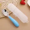Acero Inoxidable 304 Cuchara Yuanbao Cuchara para Bebé Cuchara para Comer Cubiertos Portátiles para Niños Cuchara para Comida Complementaria Cuchara para Postre Cuchara