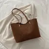 Invierno 2025 Nuevo Elegante Estampado de Leopardo Moda Versátil Simple Casual Textura de Alta Calidad Bolso Tote de Hombro Único Cruzado