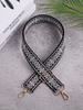 Correa de bolso de estilo étnico DIY, correa de repuesto para bolso de mujer sencilla, correa de hombro ancha, correa de hombro larga, correa de hombro ancha, correa de hombro cruzada de un solo hombro