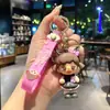 Lindo llavero de Sanrio con colgante de muñeco de dibujos animados para coche, accesorios para bolso, adornos colgantes, pequeño regalo al por mayor