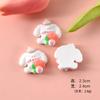 Resina Dibujos Animados Accesorios Pequeños Perro Accesorios DIY Hecho a Mano Pegamento Crema Carcasa de Teléfono Móvil Pegatina para Refrigerador Accesorios para el Cabello