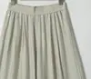 Não Encolhe Papel Amassado Dobra Natural Peça Única Metal Bolso Escondido Fino 9 Pontos Calças de Pernas Largas Verão Novo Estilo Calças de Barra Larga Atacado