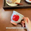 Lindo Juego de Tazón y Plato de Color Bajo Cubierta Retro Vajilla de Cerámica Tazones para el Hogar Platos Tazones para Sopa Tazones para Fideos Instantáneos Cucharas Tazas