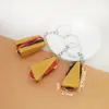 Llavero Colgante Divertido de Resina Simulación de Frutas y Verduras Fresa Jade Col Repollo Tienda de Catering Gourmet Colgante Pequeño Regalo