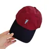 Gorra de Béisbol Ligera de Secado Rápido y Transpirable para Primavera y Verano Estilo Coreano para Mujer, Cara Pequeña, Casual, Combinación de Colores, Bordada con Dibujos Animados