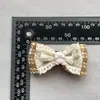 Pata de gallo Lazo Hecho a Mano DIY Pasador para Mascotas Tocado Accesorios Ropa para Muñeca Bj Accesorios Semi-Acabados para Muñeca